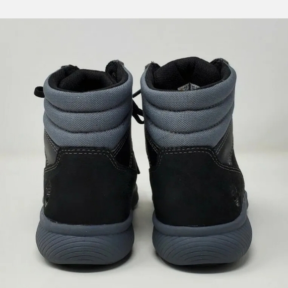 Timberland Boltero Mid Sneaker Boots Black Gray TB 0A26PT 001 Youth Size 2.5 New - Picture 8 of 11